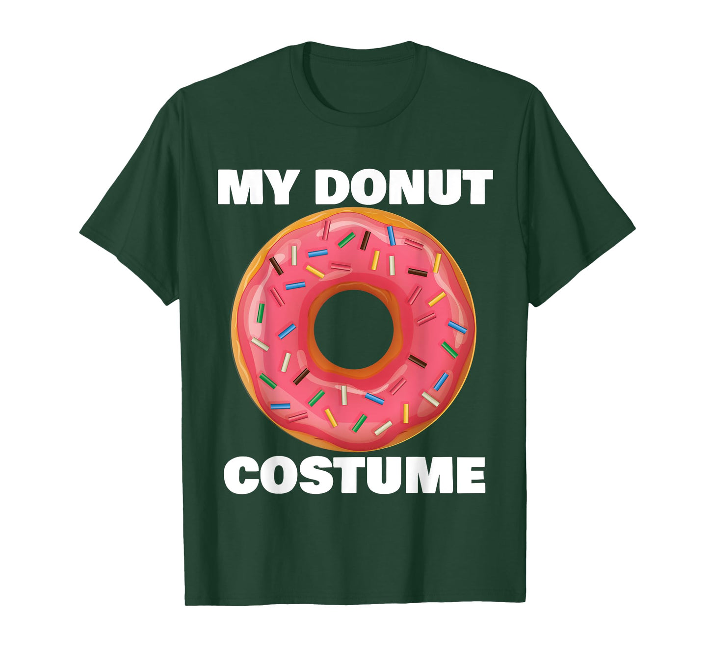 Funny Donut T-Shirt Halloween Costume Sprinkle T-Shirt