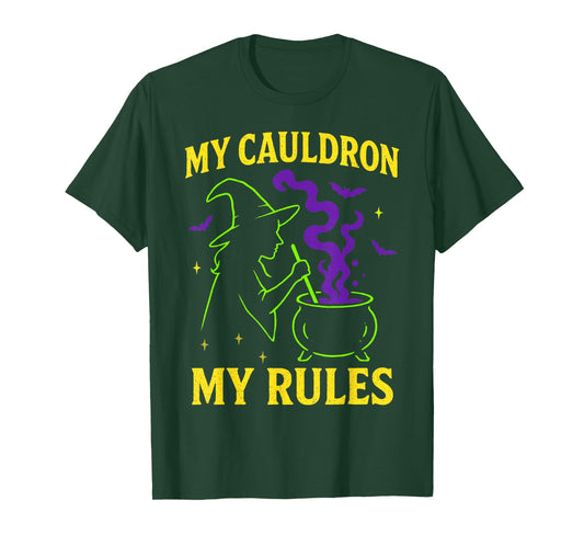 My Cauldron My Rules Halloween Spooky Haunted Season T-Shirt