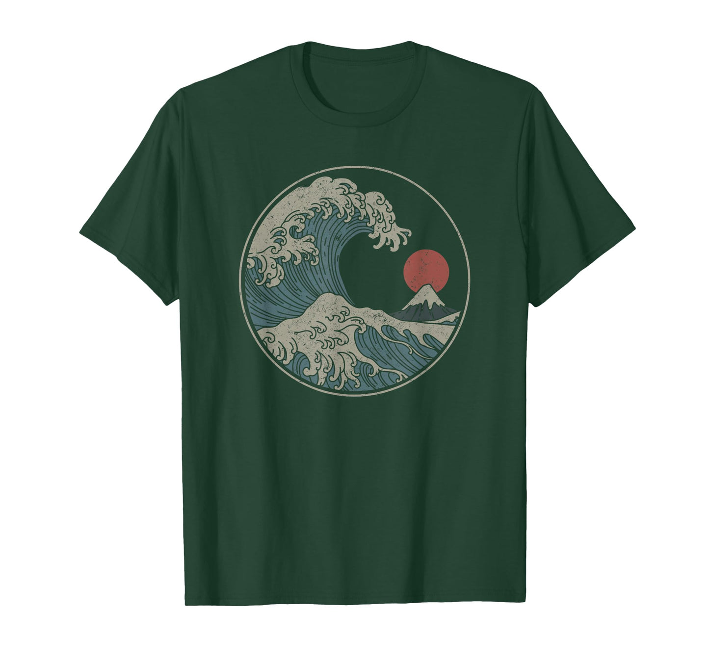 Great Wave Off Kanagawa Japanese Art Aesthetic Tsunami Boys T-Shirt