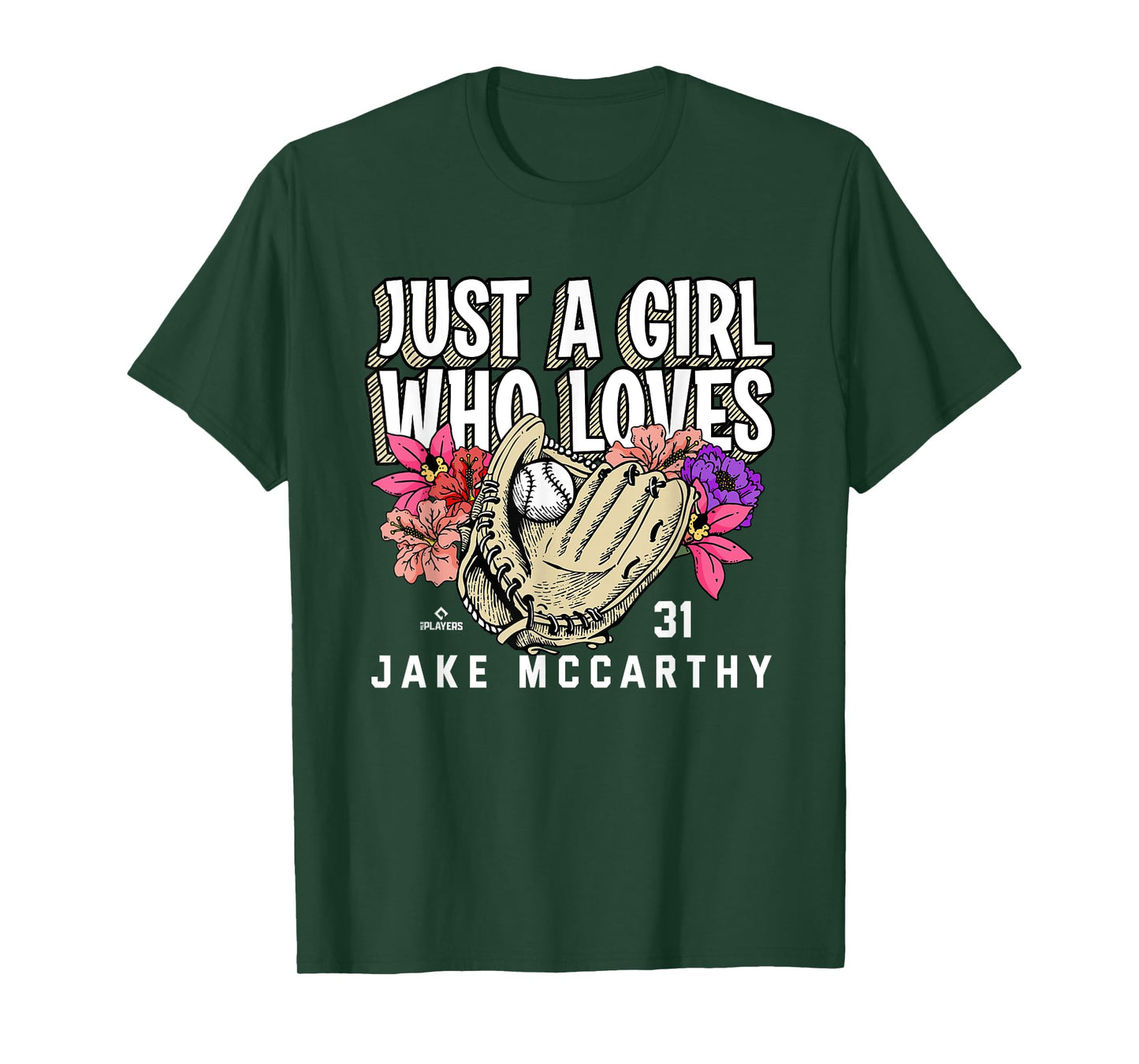 Just A Girl Who Loves Jake McCarthy Arizona MLBPA T-Shirt
