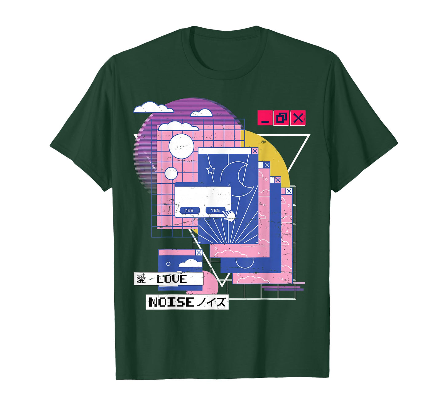 Vaporwave - Aesthetic - Japanese Korean - Computer Tabs T-Shirt