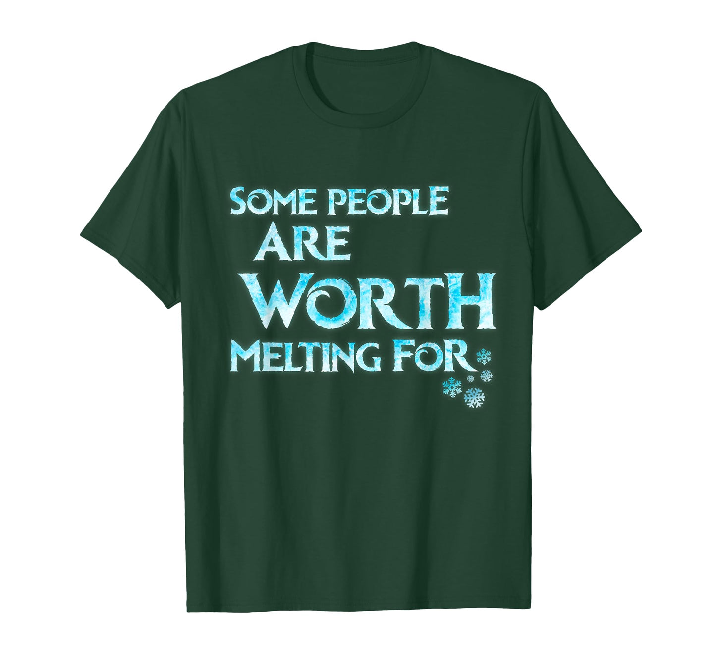 Some People Are Worth Melting For Funny Kids Cosplay Outfit T-Shirt