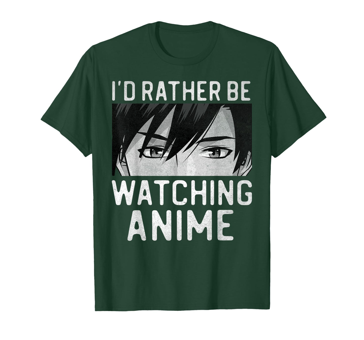 I'd Rather Be Watching Anime Manga Lover Gifts Kawaii Otaku T-Shirt