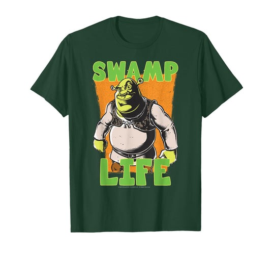 Shrek Cartoon Swamp Life T-Shirt