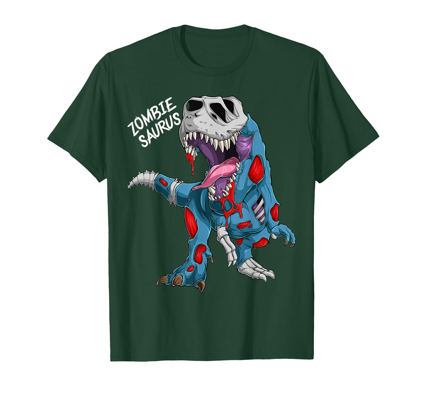 Dinosaur Shirt Zombiesaurus T-Rex Zombie Costume Halloween T-Shirt