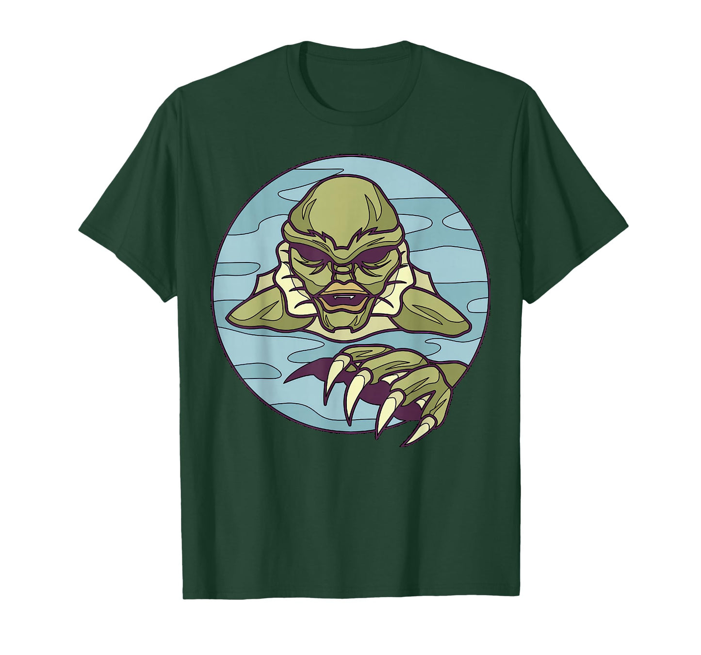 Creature From A Lagoon Iconic Horror Monster Art T-Shirt