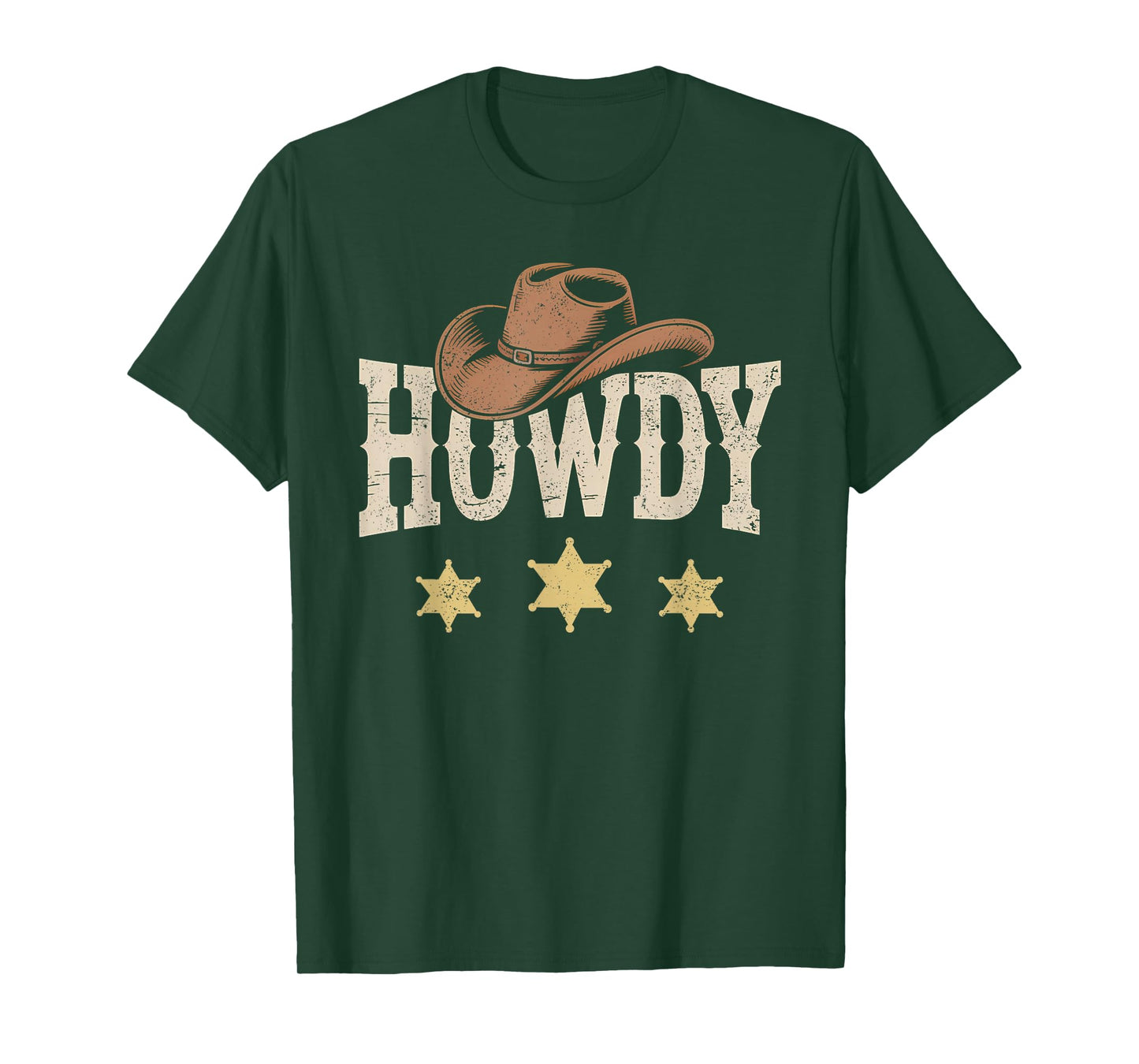 Rodeo Hat Western Country Cowboy Cowgirl Howdy T-Shirt
