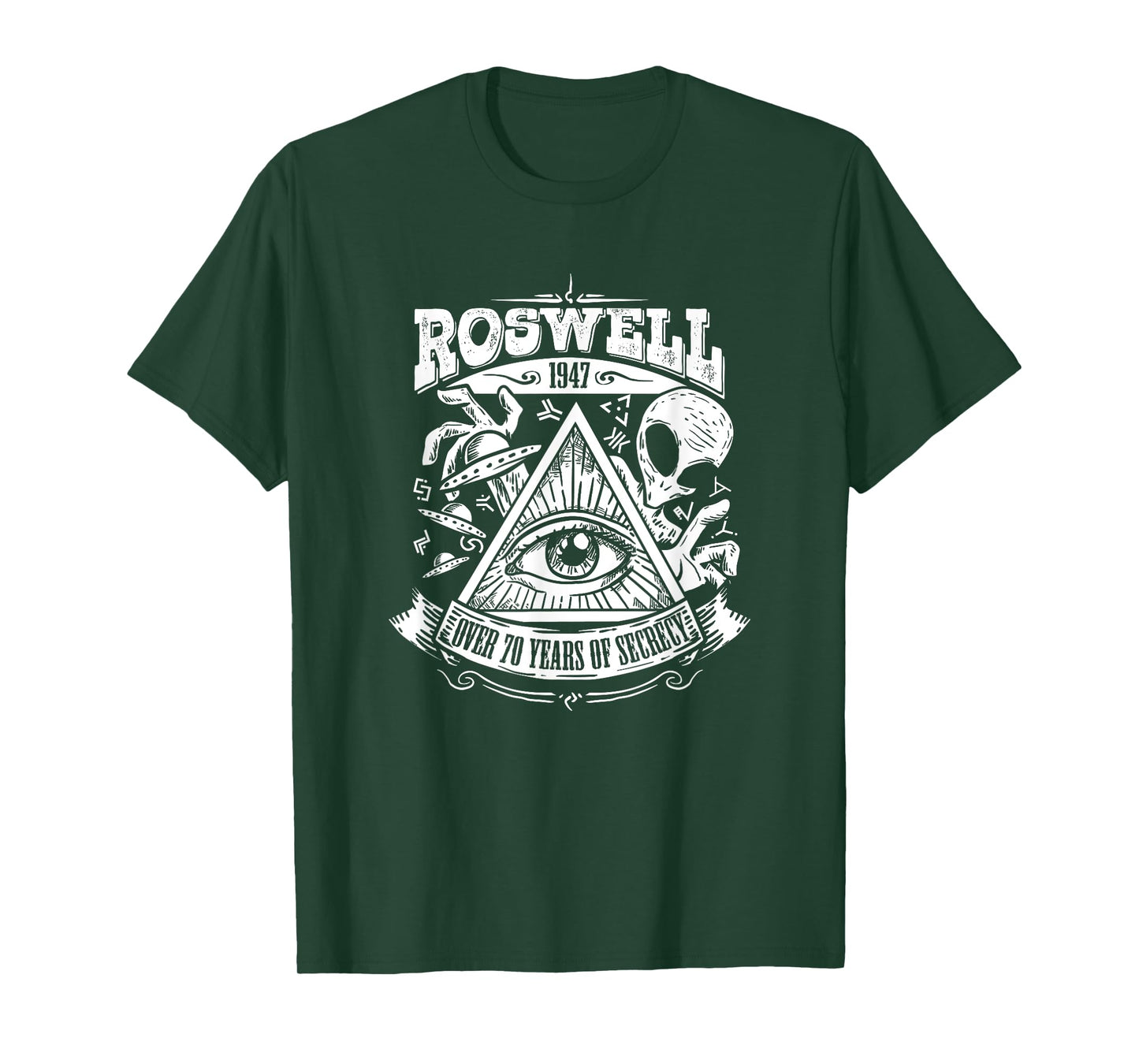 Conspiracy Theory Gifts Roswell Alien Crash Gift For An Ancient Astronaut Theorists T-Shirt