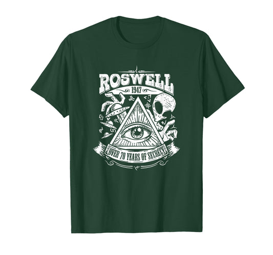 Conspiracy Theory Gifts Roswell Alien Crash Gift For An Ancient Astronaut Theorists T-Shirt