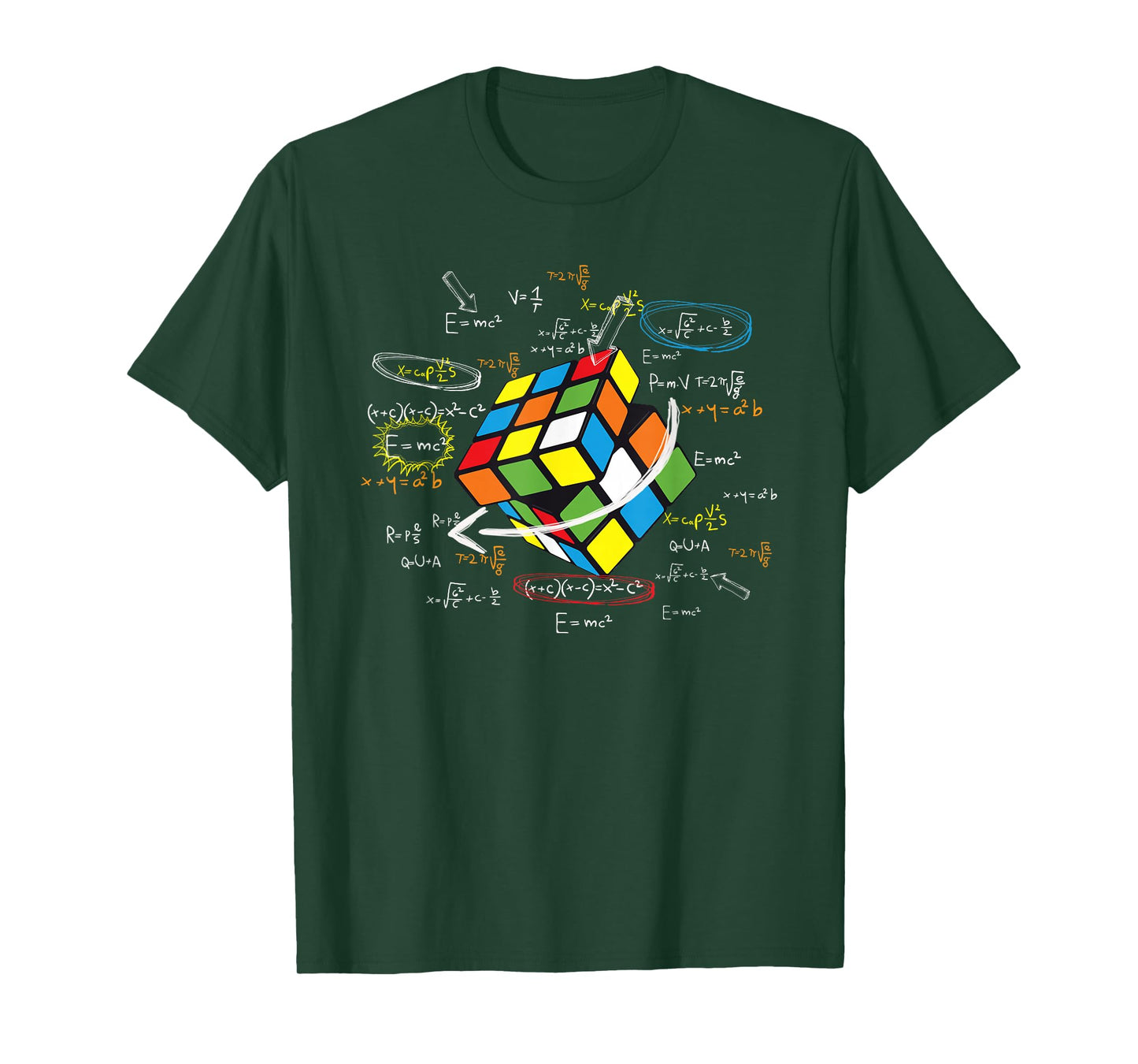 Cool Math Rubik Rubix Rubics Player Cube Math Lovers T-Shirt