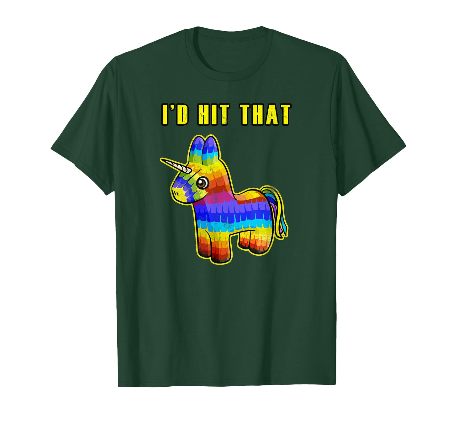 I'd Hit that Pinata Unicorn T-Shirt Kids Mexican Pinata Gift