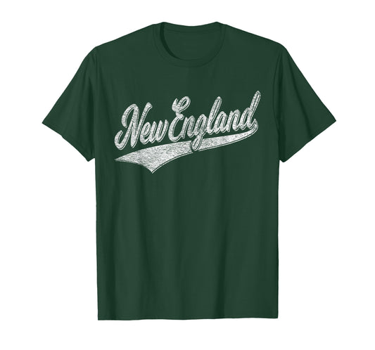 New England Varsity Script Classic Sports Jersey Style T-Shirt