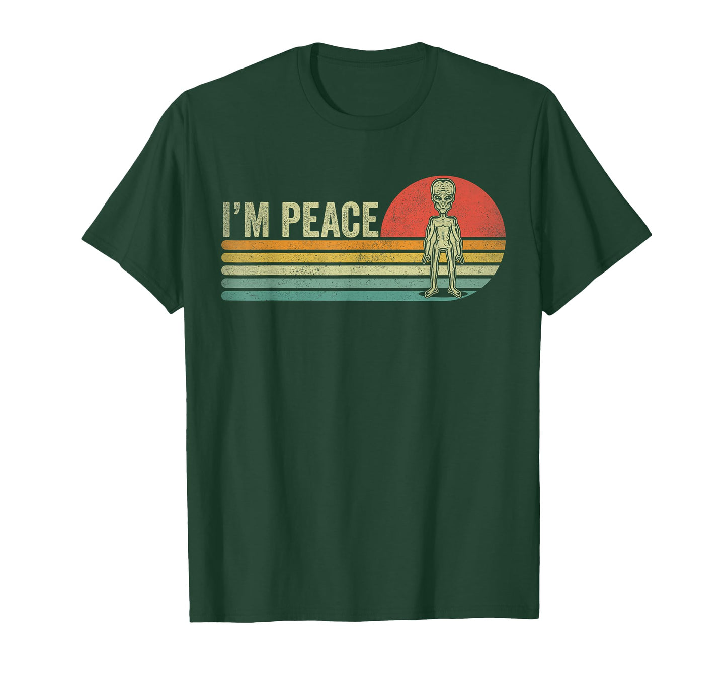 I Come In Peace im Peace Matching Couples Alien T-Shirt