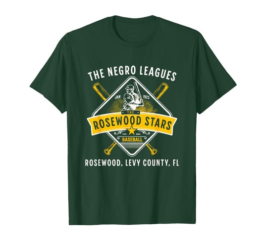 Vintage Rosewood Stars 1923 Baseball Team Negro League FL T-Shirt