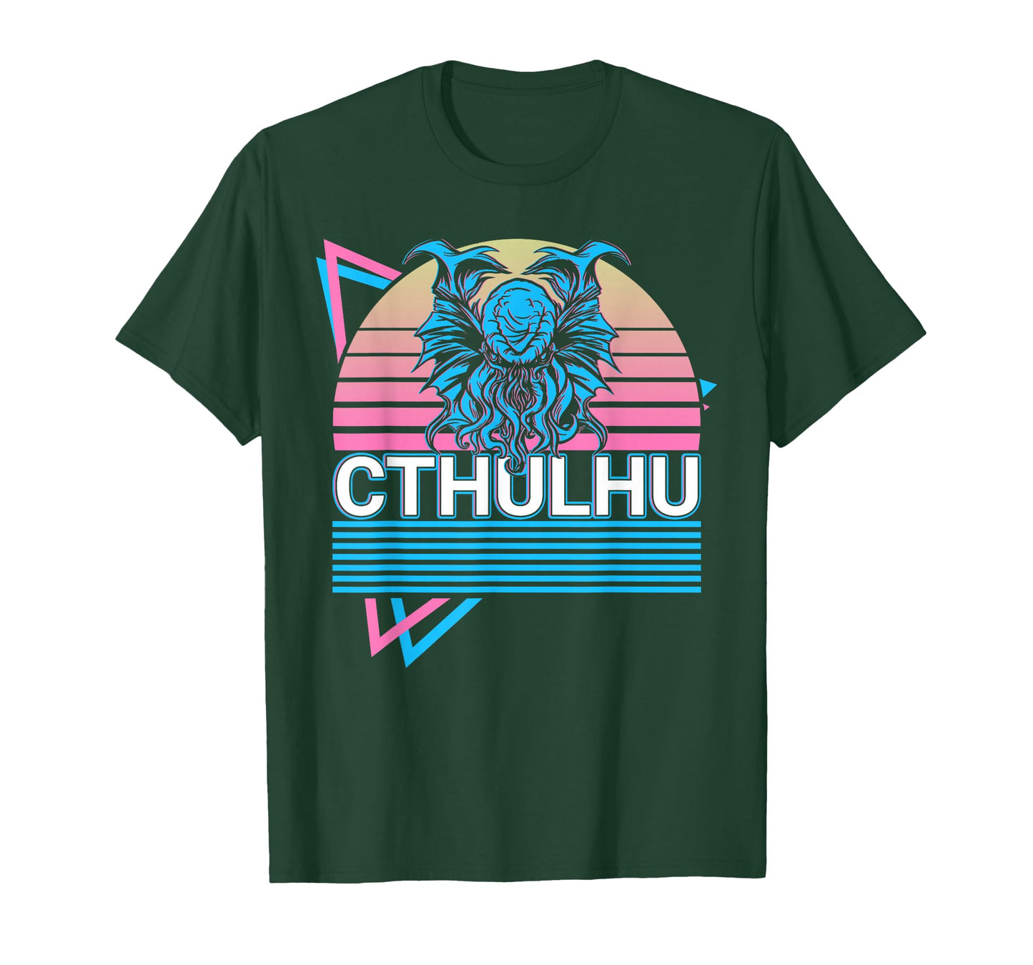 Cthulhu Horror Necronomicon Monster Lovecraftian Retro T-Shirt