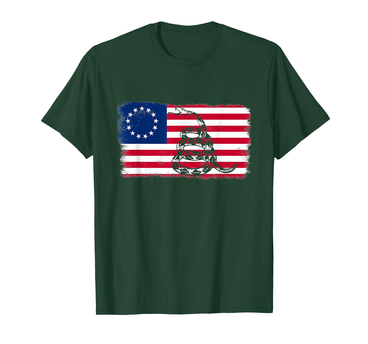 Don't Tread Patriot On Me Gadsden Snake Flag Gift T-Shirt