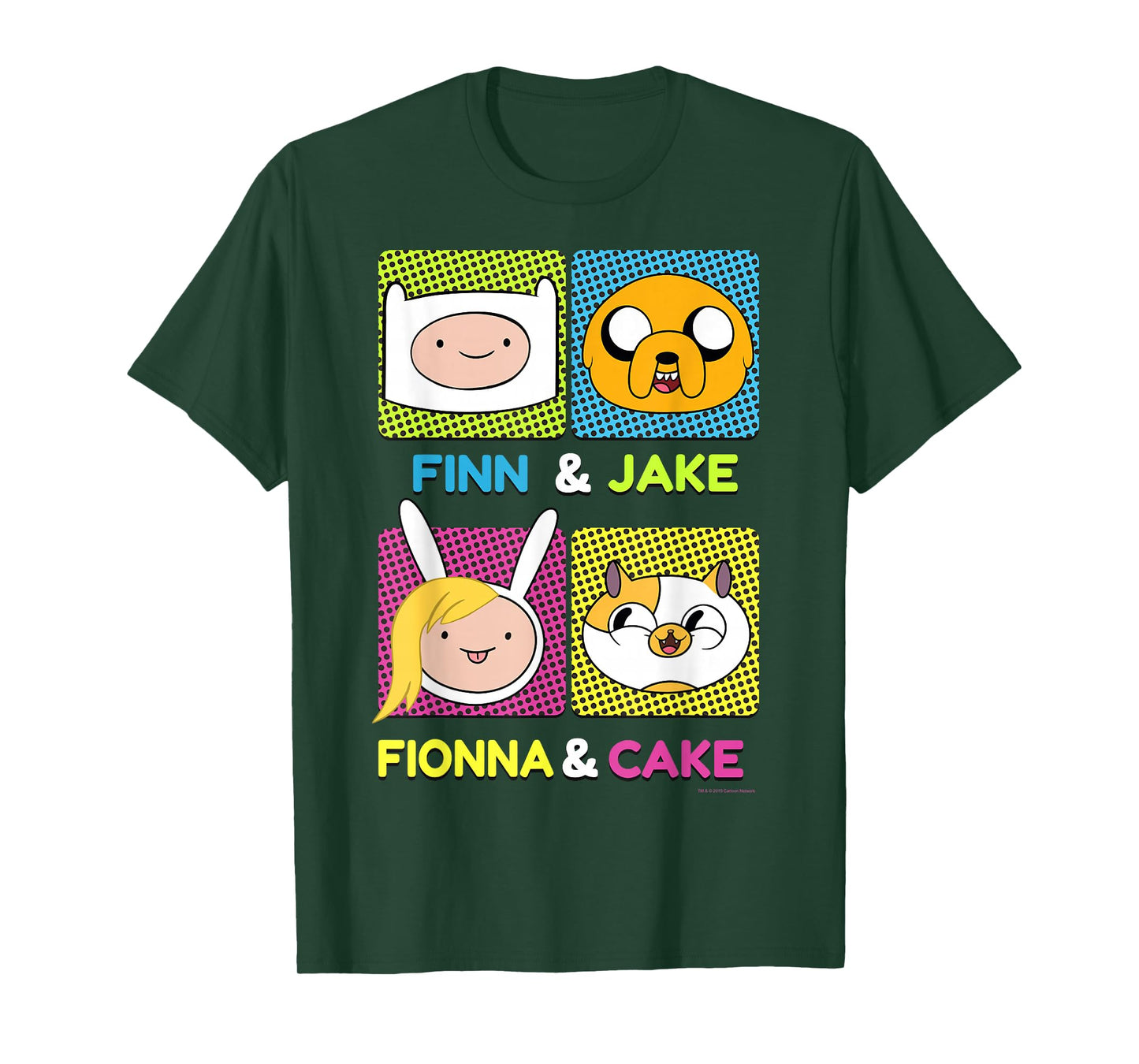 CN Adventure Time Finn & Jake Fionna & Cake Box Up T-Shirt