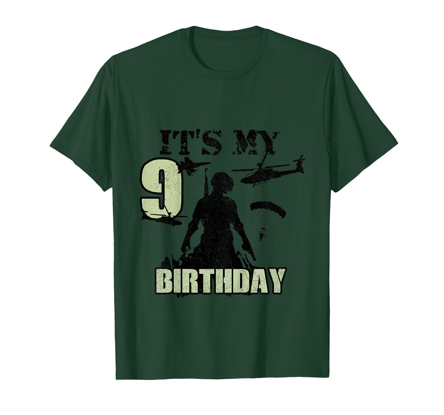9 Year Old Call Of Theme It's My Birthday Gift Boys Girls T-Shirt