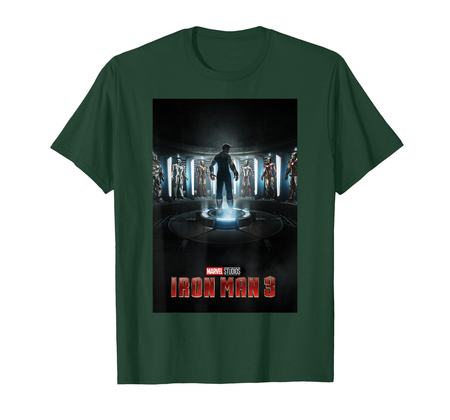 Marvel Studios Iron Man 3 Movie Poster Graphic T-Shirt T-Shirt