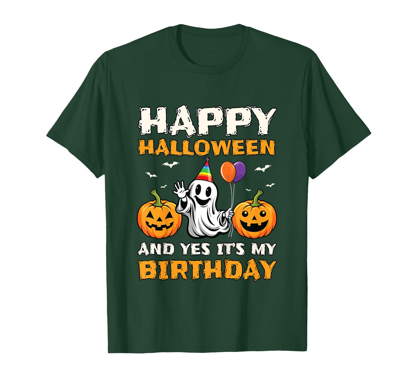 Kids Halloween Birthday Shirt Boys Kids Girls Its My Boo Day T-Shirt