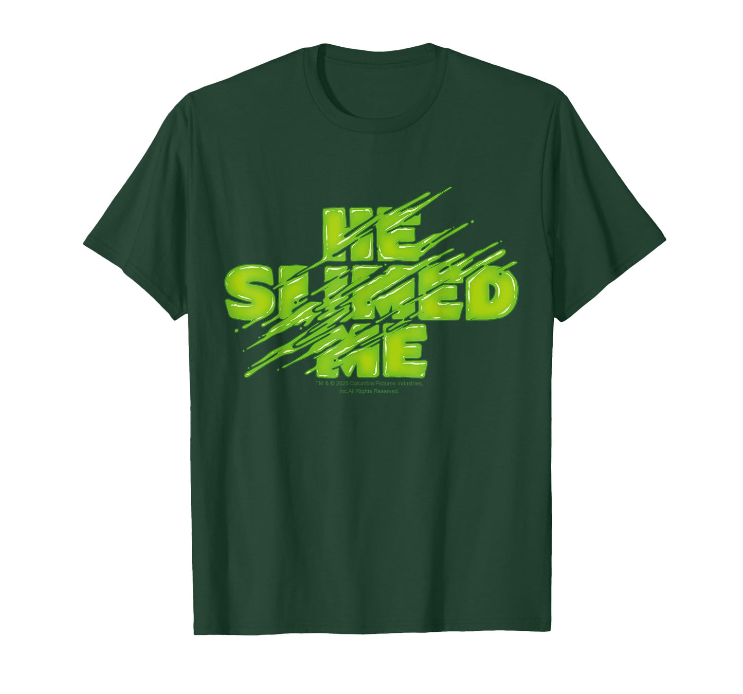 He Slimed Me Ghostbusters Halloween Design T-Shirt