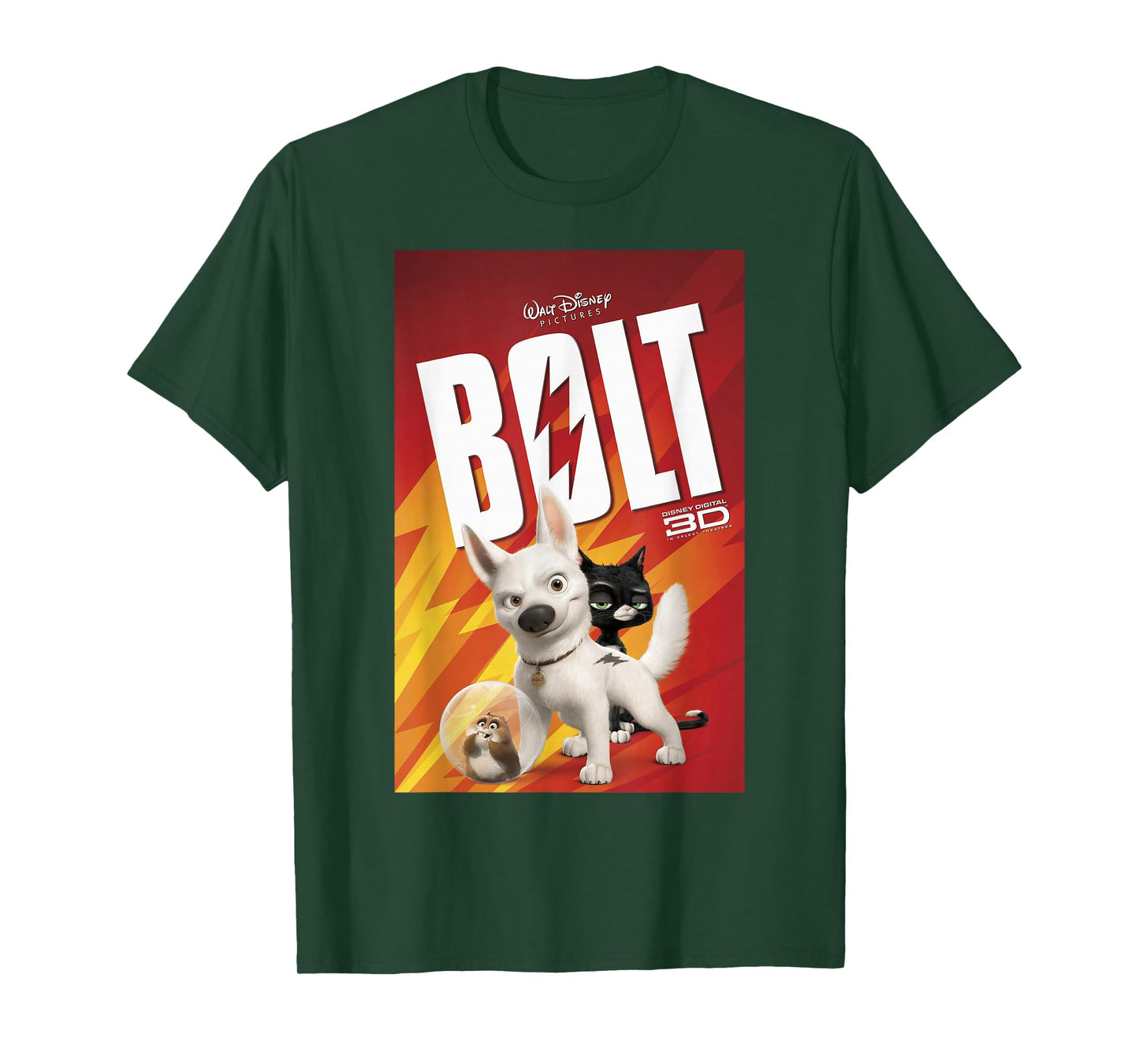 Disney Bolt Poster T-Shirt