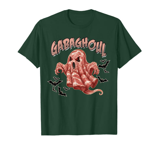 Halloween Funny Gabaghoul Ghost Italian Food Humor T-Shirt