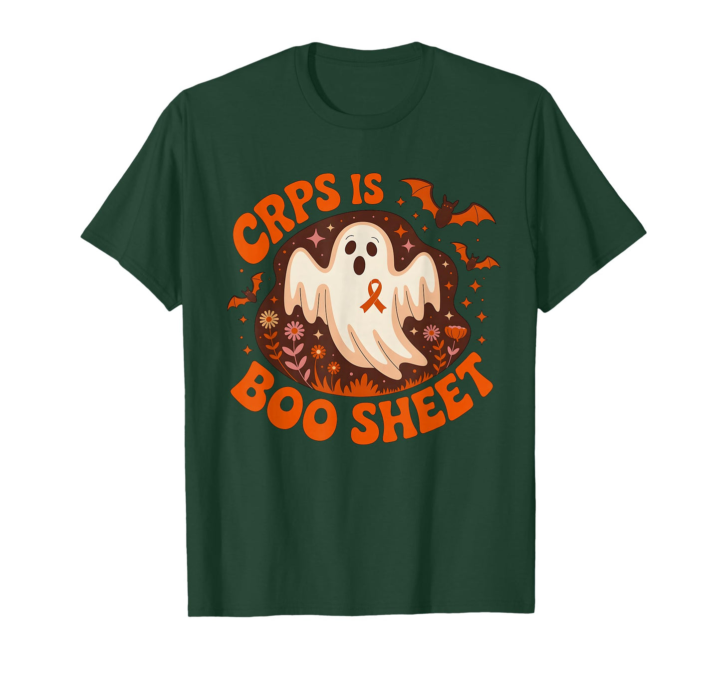 CRPS Awareness Boo Sheet Funny Ghost Halloween T-Shirt