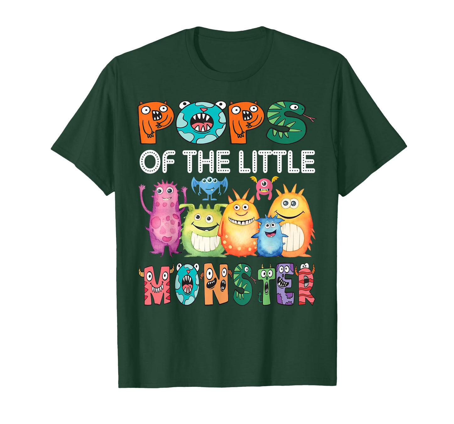 Pops Of The Little Monster Kids 1St Birthday Party T-Shirt