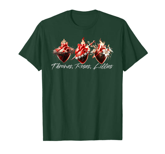 Sacred Immaculate and Most Chaste Heart Jesus Mary Joseph T-Shirt