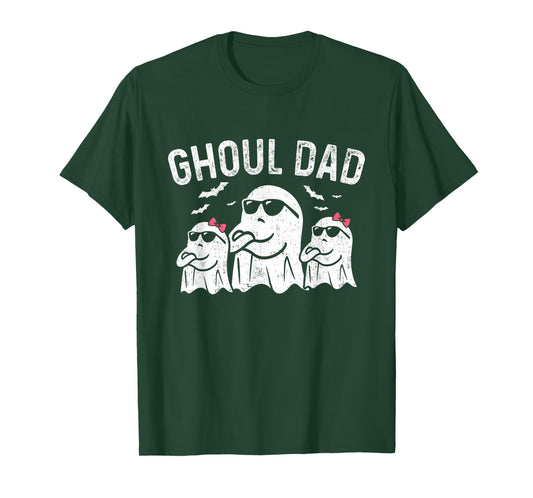 Ghoul Dad Vintage Daddy Ghost Funny Halloween T-Shirt