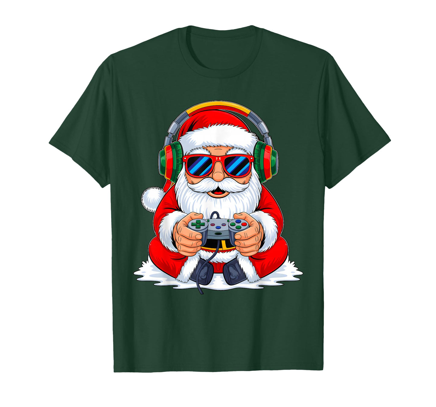 Christmas Gamer Boys Video Game Funny Santa Xmas Squad Kids T-Shirt