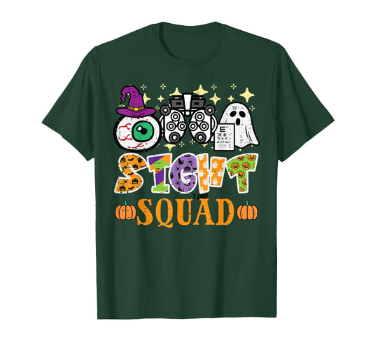 Halloween Optometrist Sight Squad Optometry Costume Women T-Shirt