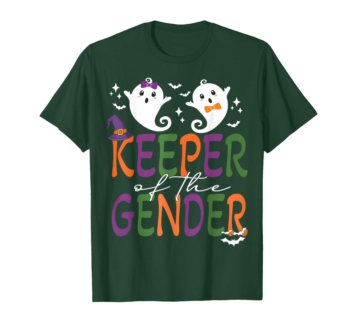 Keeper of The Gender Reveal Halloween Pregnancy Announcement T-Shirt