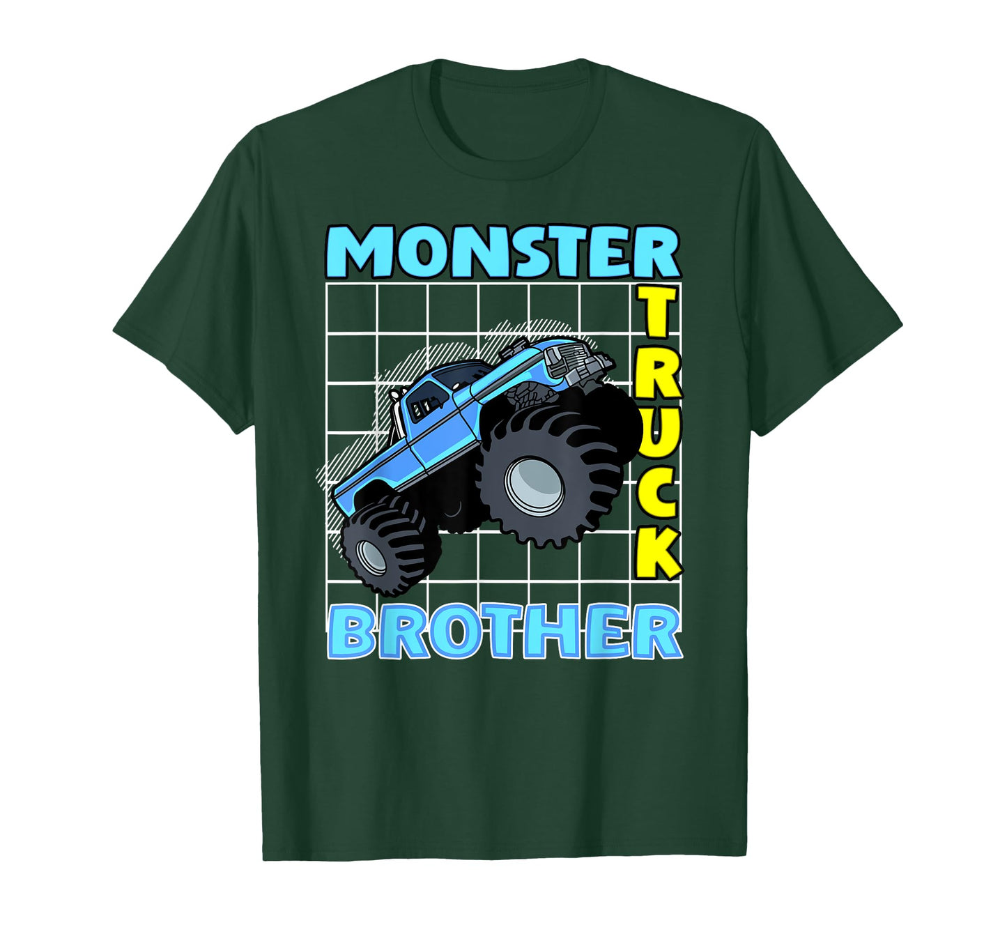 Monster Truck Brother Monster Truck Family Fans T-Shirt
