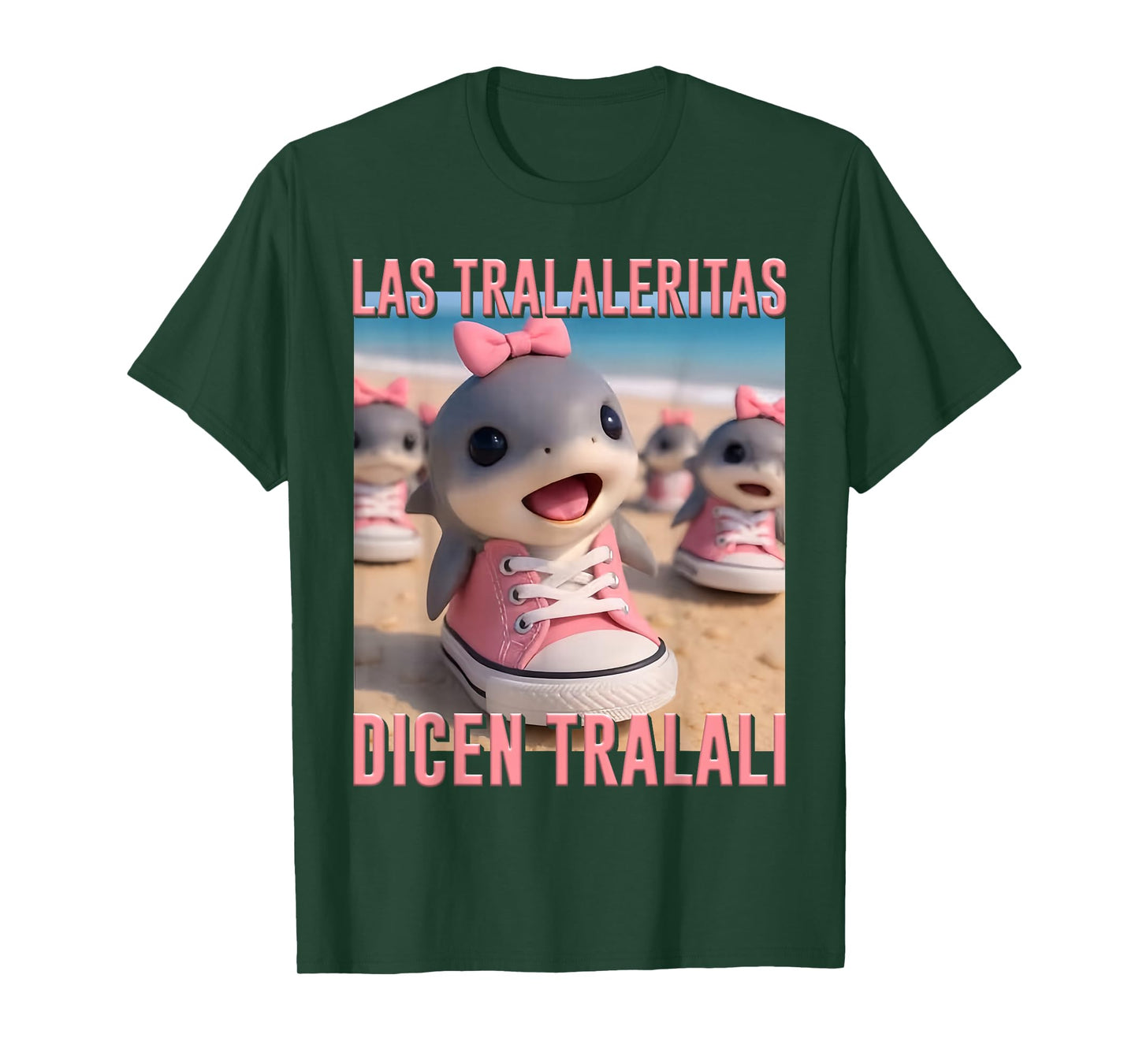 Las Tralaleritas Dicen Tralali Cute Italian Brainrot Monster T-Shirt