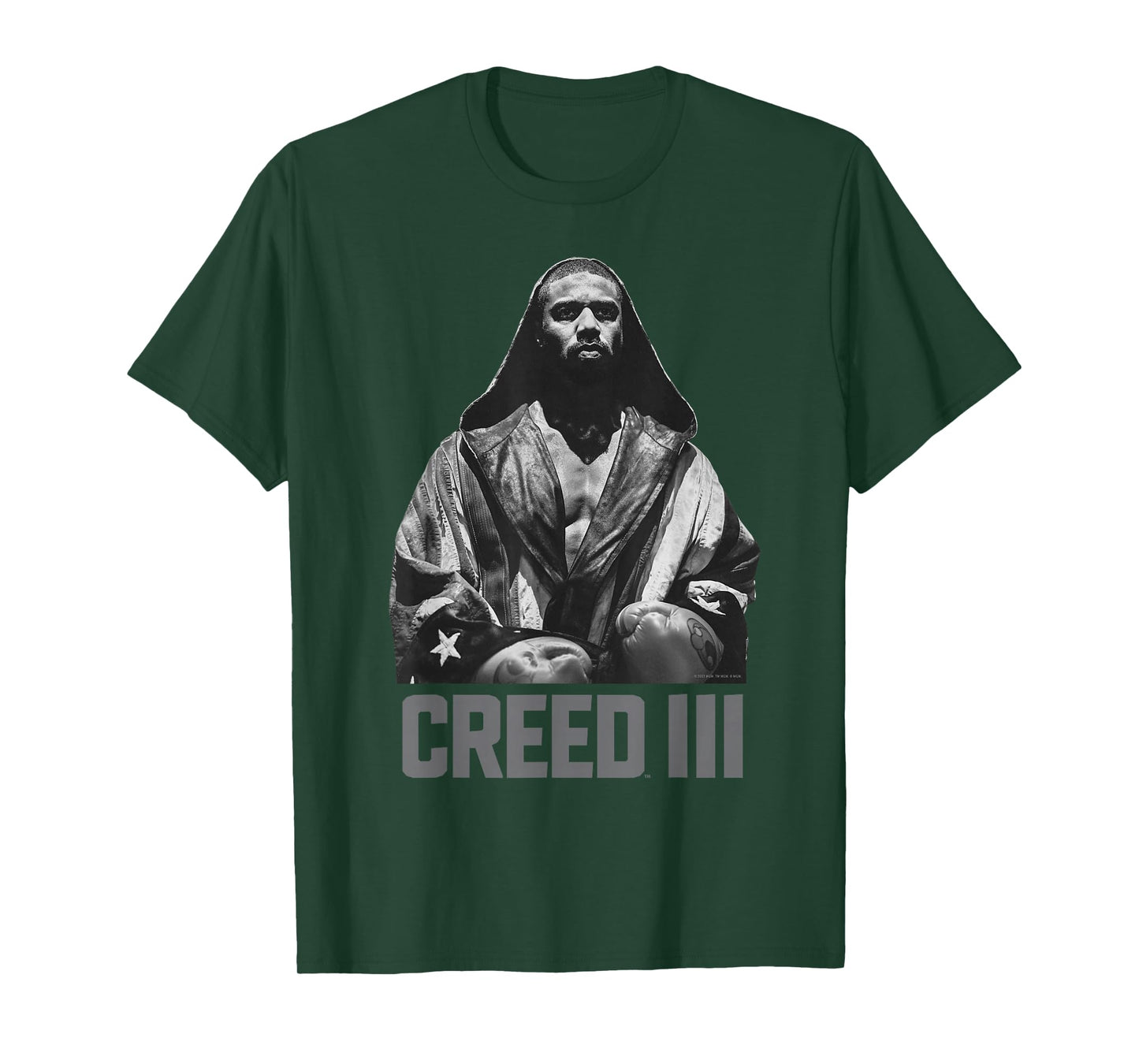 Adonis Creed – Black and White Boxing Robe Creed III T-Shirt
