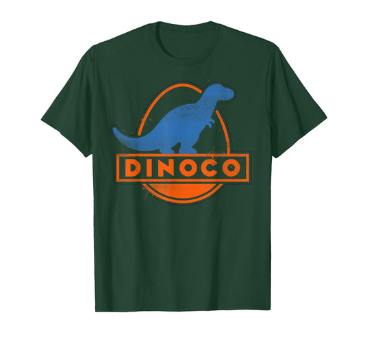 Disney Pixar Cars Faded Dinoco Vintage Dinosaur Logo T-Shirt