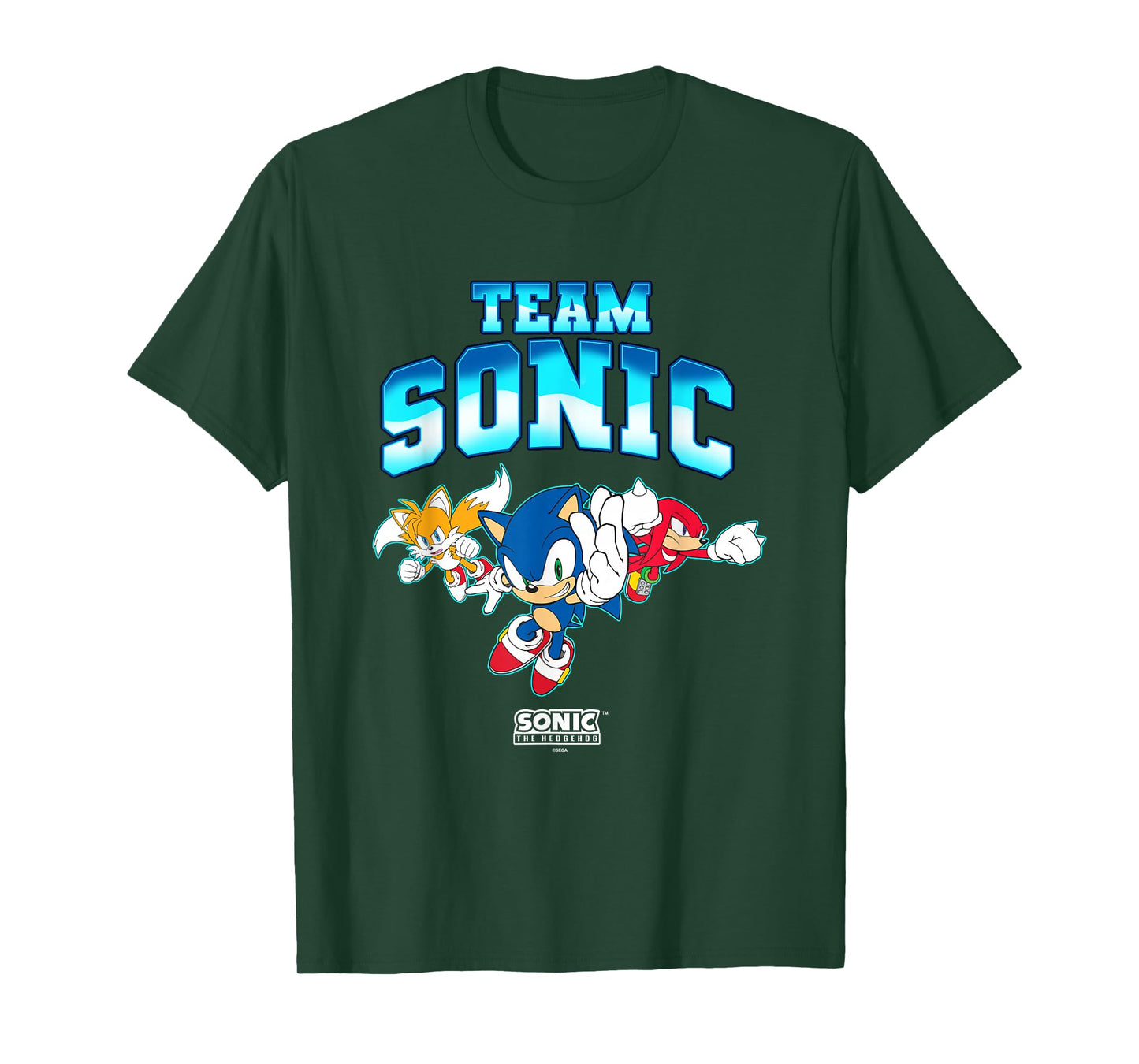 Sonic The Hedgehog Team Sonic Main Trio Epic Group Shot T-Shirt