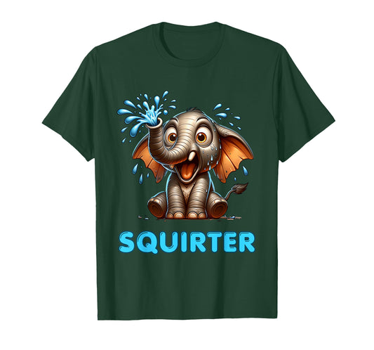 Funny Elephant Squirter Hen Party Bachelorette adult humor T-Shirt