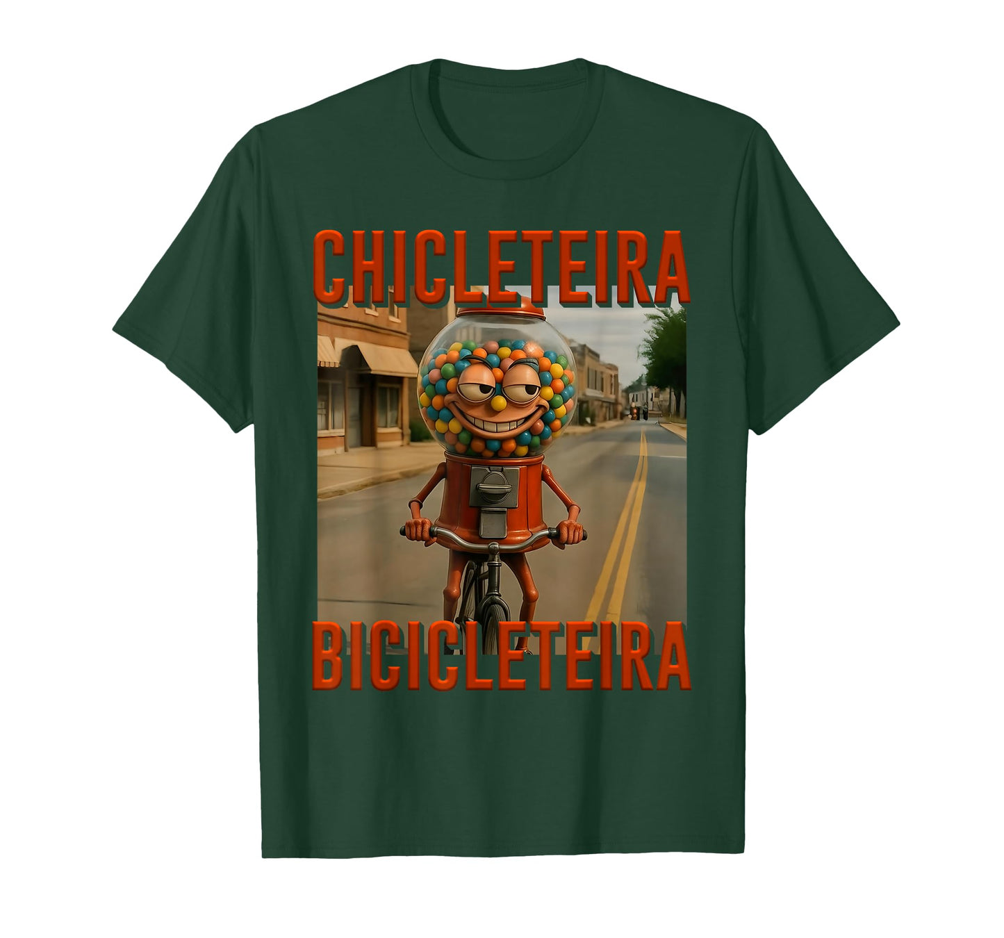 Chicleteira Bicicleteira AI Generated Monster Meme Boys Kids T-Shirt