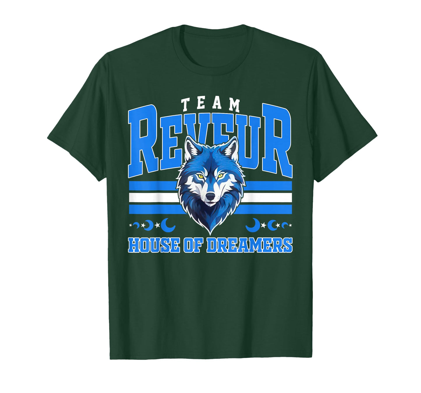 Reveur Team House of Dreamers RCA Givers School Wolf Mascot T-Shirt
