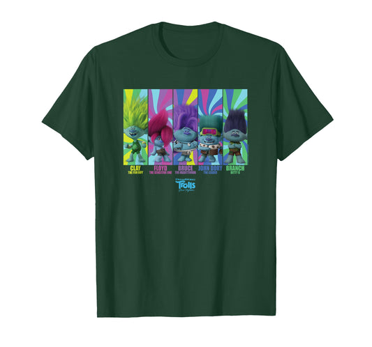 DreamWorks Trolls Band Together BroZone Band Members T-Shirt