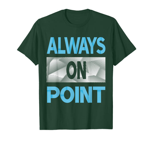 Blue Always On Point Blue Color Graphic T-Shirt