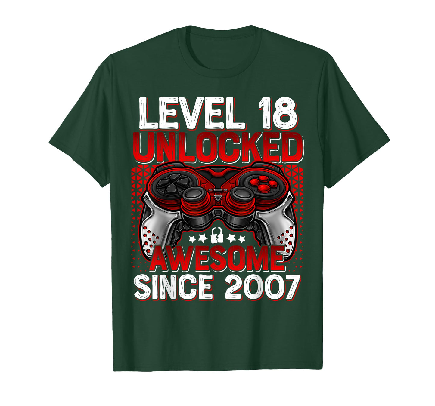 Level 18 Unlocked 18 Year Old Gifts Boys 18th Birthday Boy T-Shirt