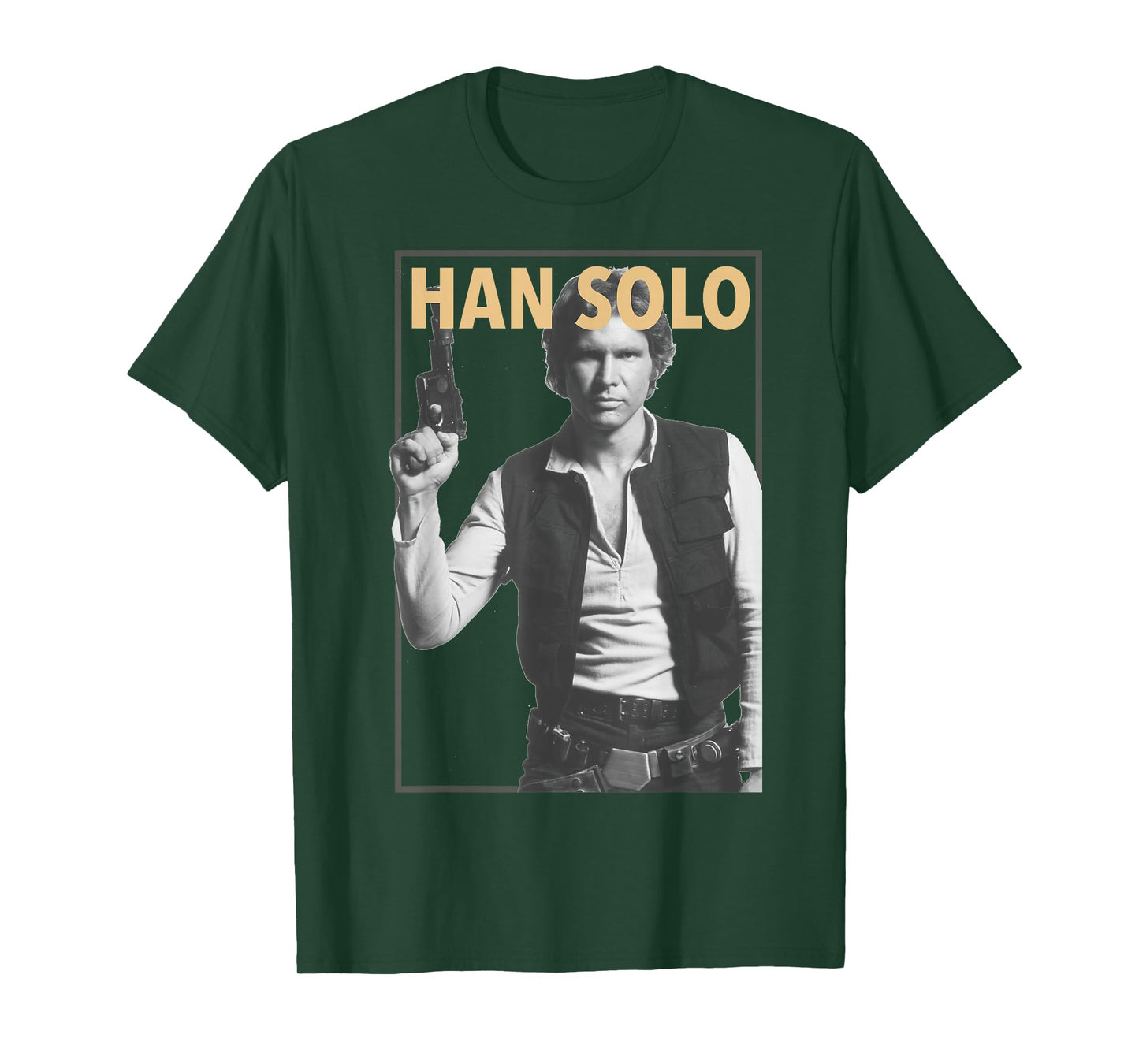 Star Wars Han Solo Faded Poster T-Shirt