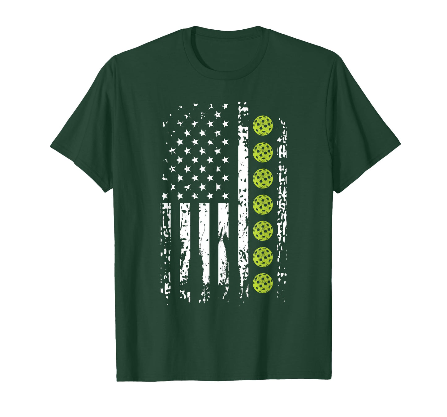 Pickleball Shirt American Flag Pickleball Player Gift T-Shirt
