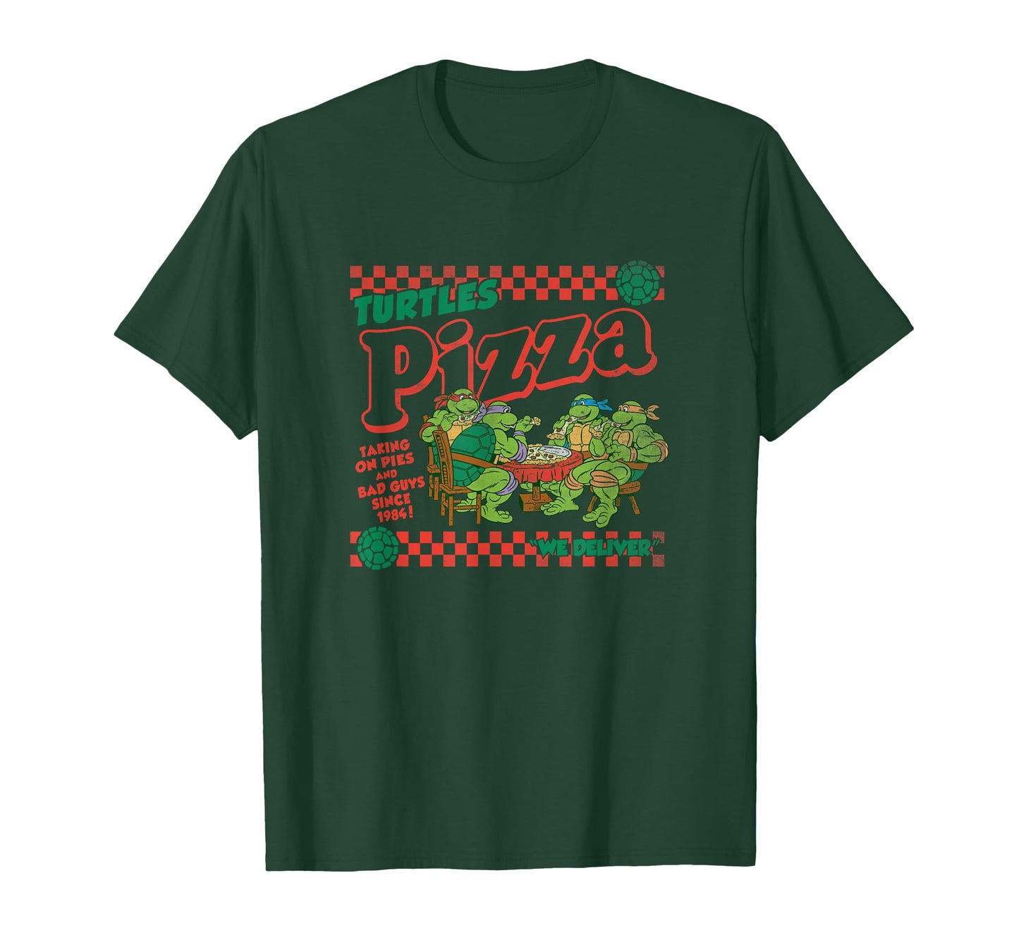 Teenage Mutant Ninja Turtles Pizza Delivery Classic Logo T-Shirt