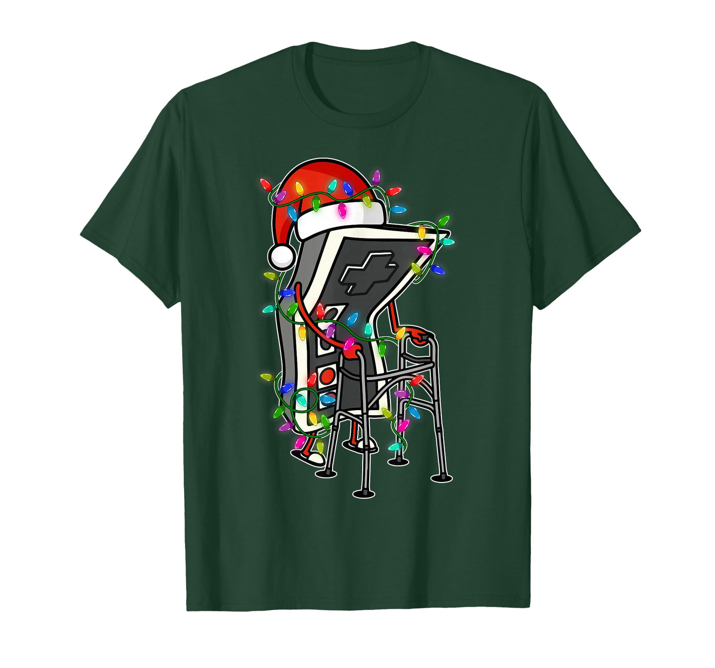 Old Gamer Gaming Retro 80s 90s Funny Video Game Christmas T-Shirt
