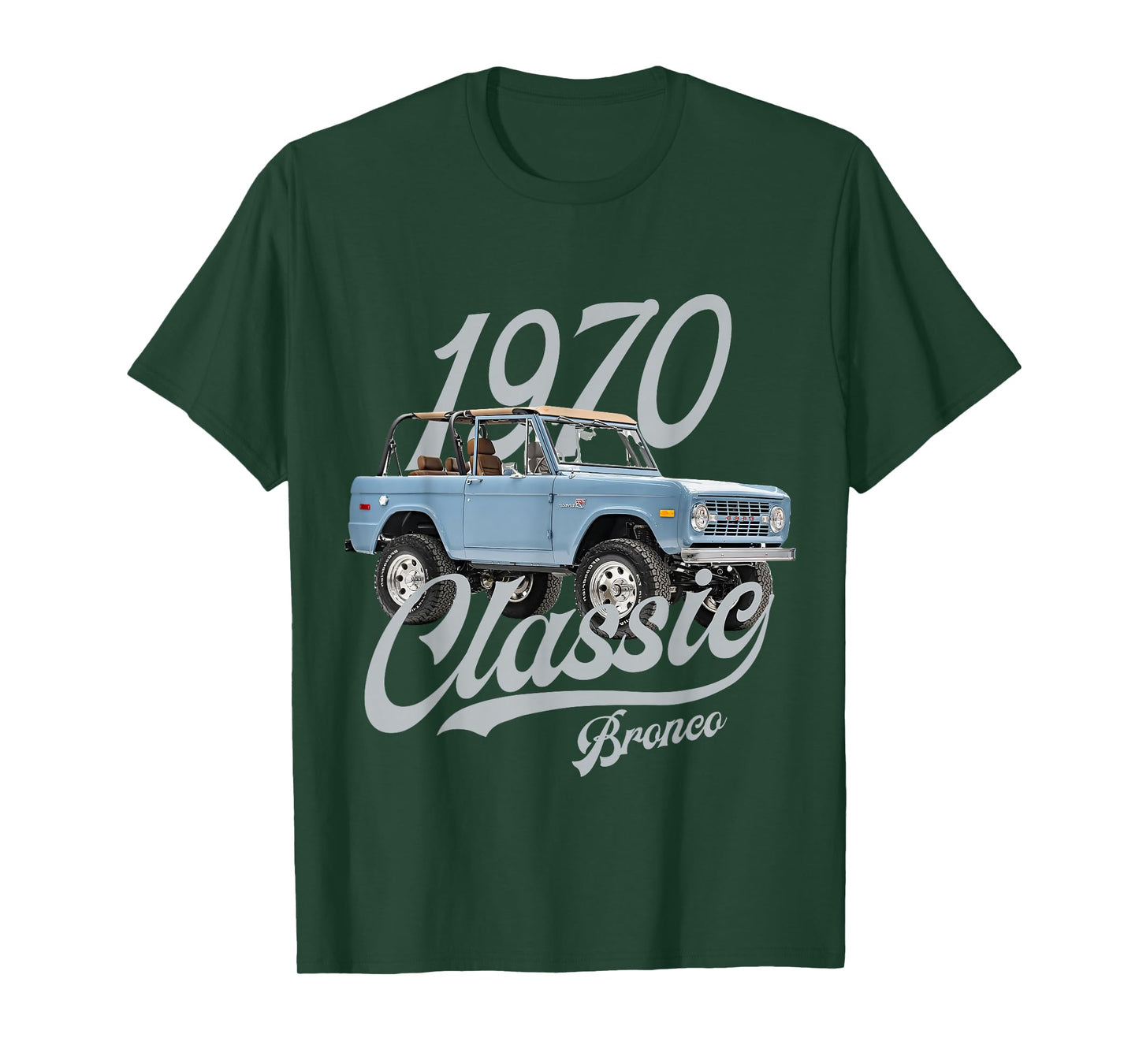 Classic bronco 1970 blue white T-Shirt